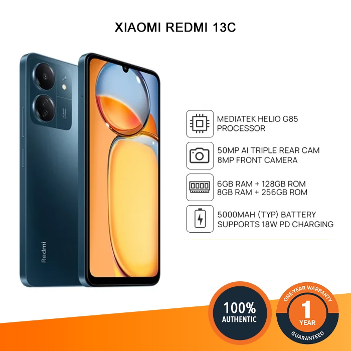 Xiaomi Redmi 10-Factory Unlocked-Dual SIM 6GB/128GB-Snapdragon  680-GlobalVersion