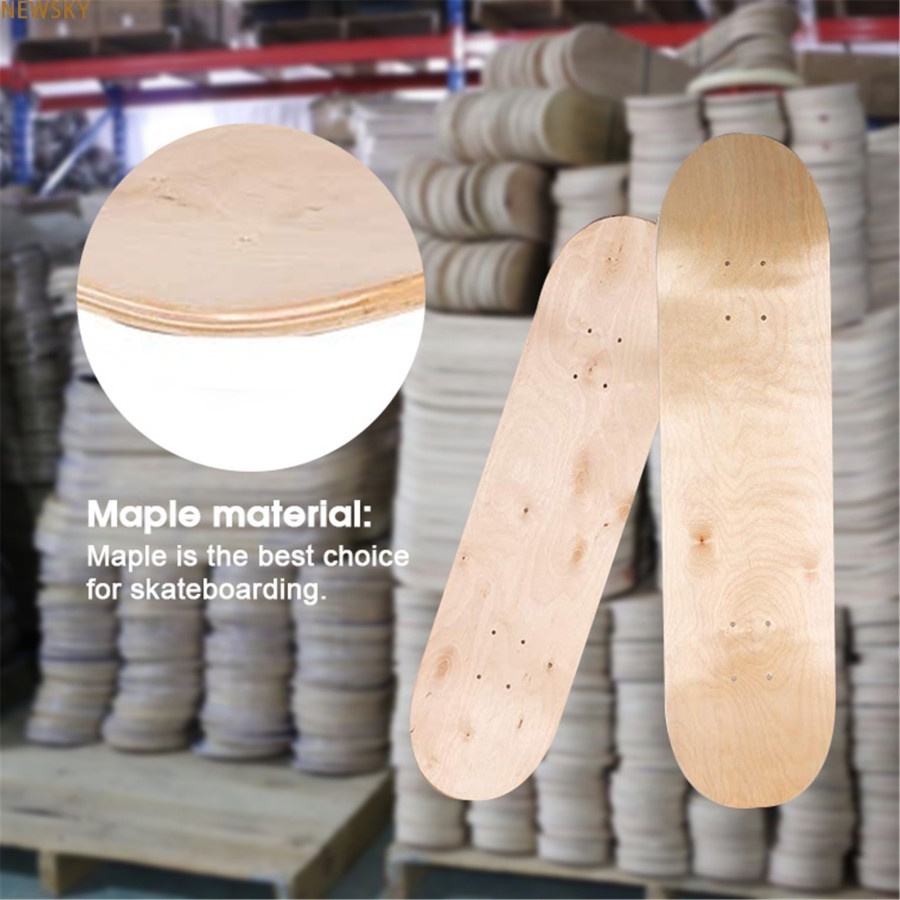 Deck 31*8inch skateboard blank deck A grade hard 8 plys maples blank