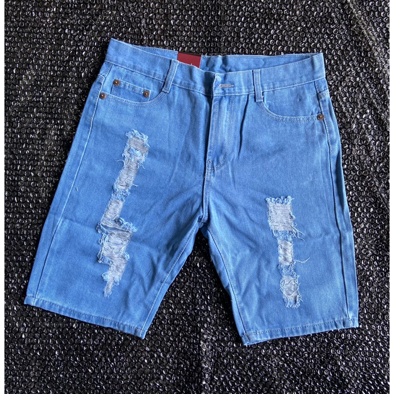 Tattered Jort / Maong Short / Bermuda Jorts | Shopee Philippines