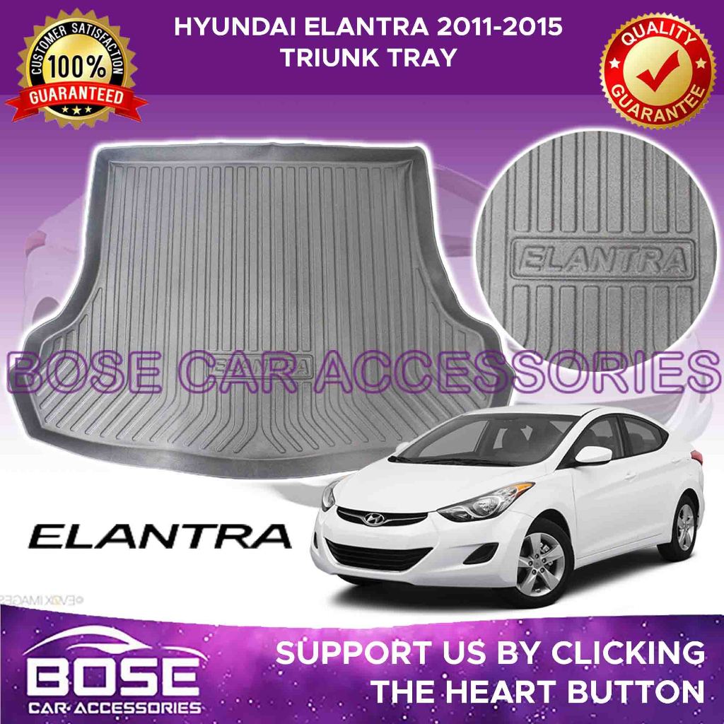 Hyundai Elantra 2011 2015 Model Cargo Mat Liner Trunk Tray Shopee