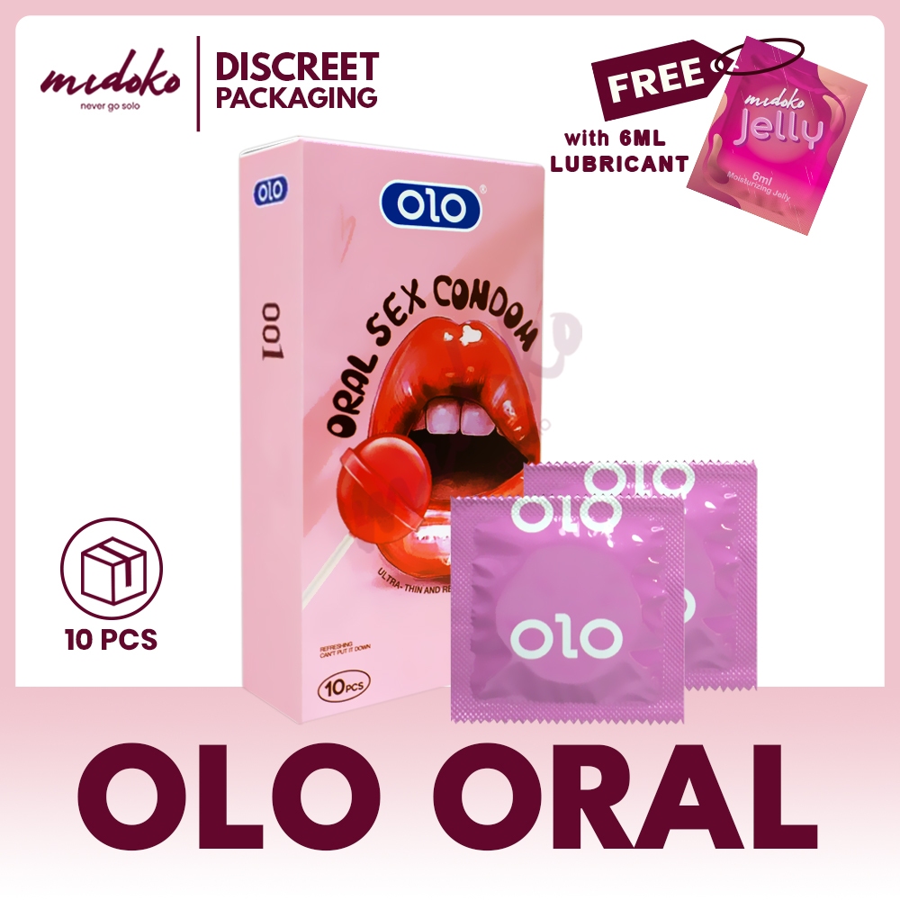 Midoko OLO Ultra Thin Latex Condoms - Pack of 10 for Intimate Moments |  Shopee Philippines