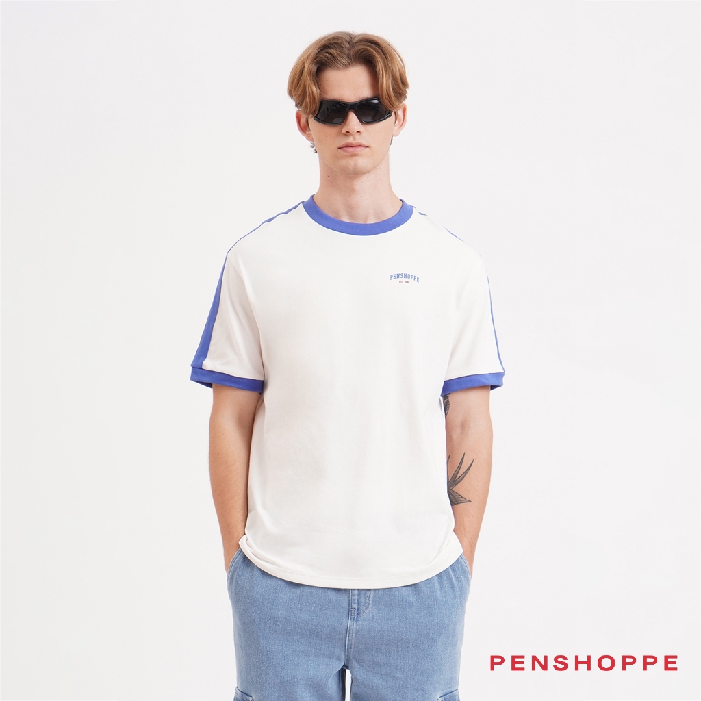 Penshoppe t shop shirt plain white