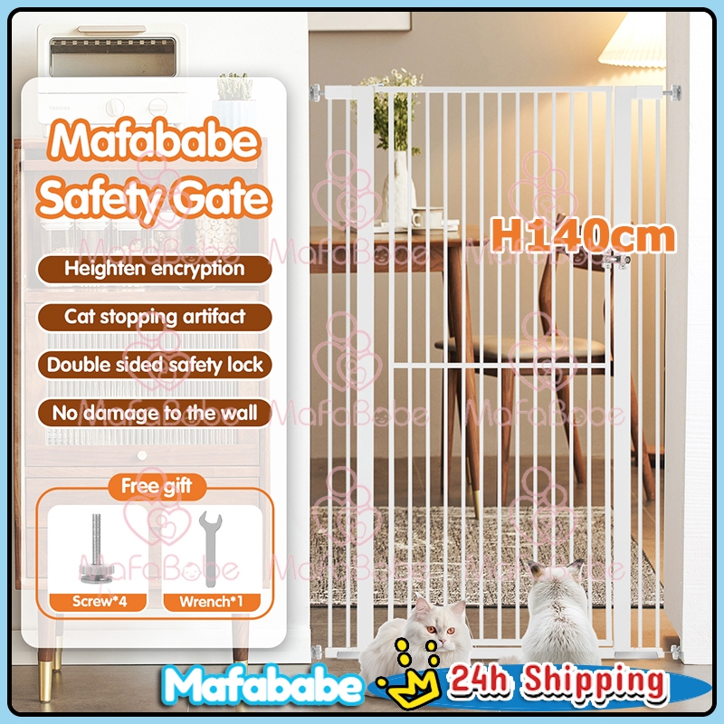 MafababePet Fence Blocking Cat Gate Railing Dog Guardrail Partition