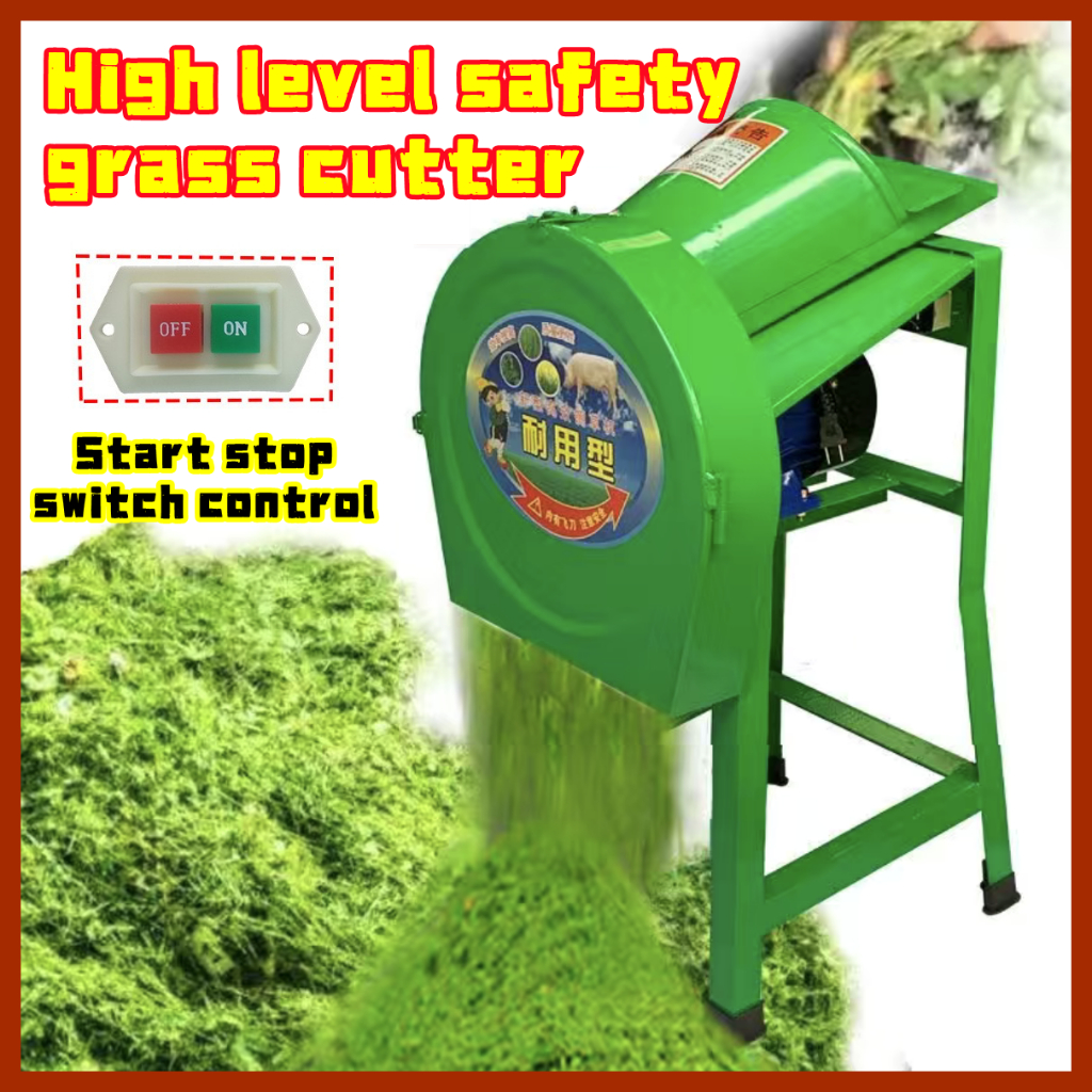 New green 220V forage cutter forage shredder grass forage chopper