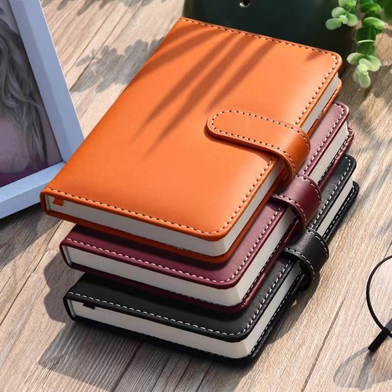 100 Sheets A5 Soft Pu Leather Notepad Student School Supplies Journal