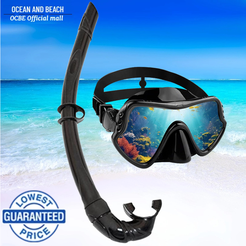 OCBE Snorkeling Set Snorkel Set for Adult Diving Mask with Snorkel ...