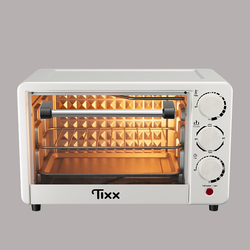 Tixx Oven Toaster for Baking With Timer DoubleDeck 25L/15L Shopee