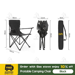 VOVOVA Outdoor foldable chair Buy 1 Take 1 Camping Portable fishing chair  light Beach small Chair