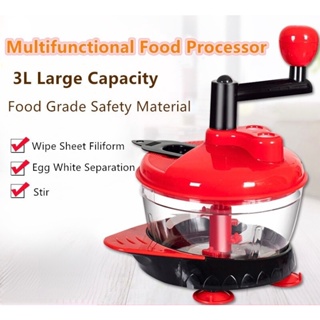 Mixer Food Processor Kitchen Manual Powerful Egg Blender Meat