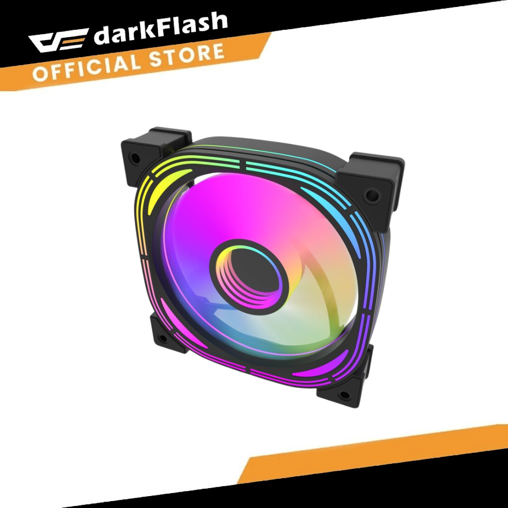 Darkflash INFINITY 24R A-RGB REVERSE BLADE COOLING FAN BLACK | Shopee ...