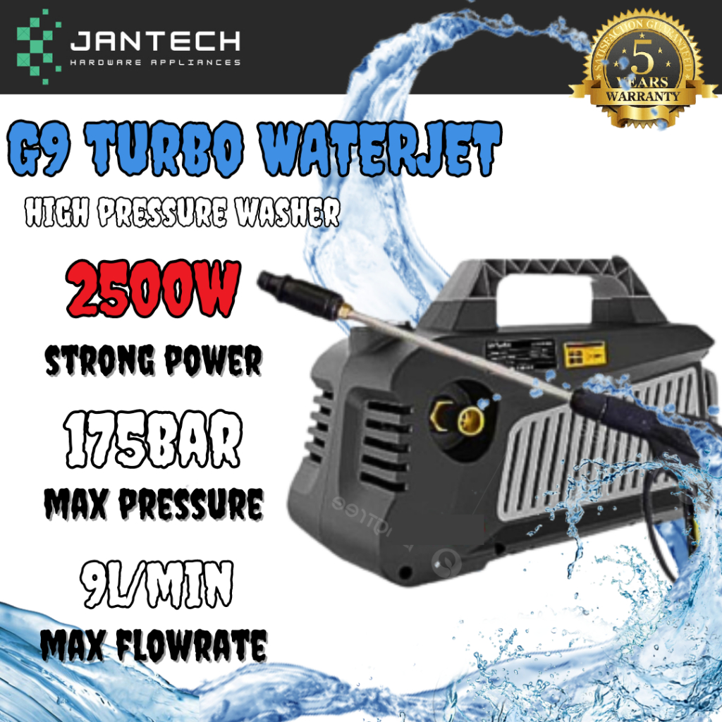 G9 series portable electric pressure washer, high pressure cleaning