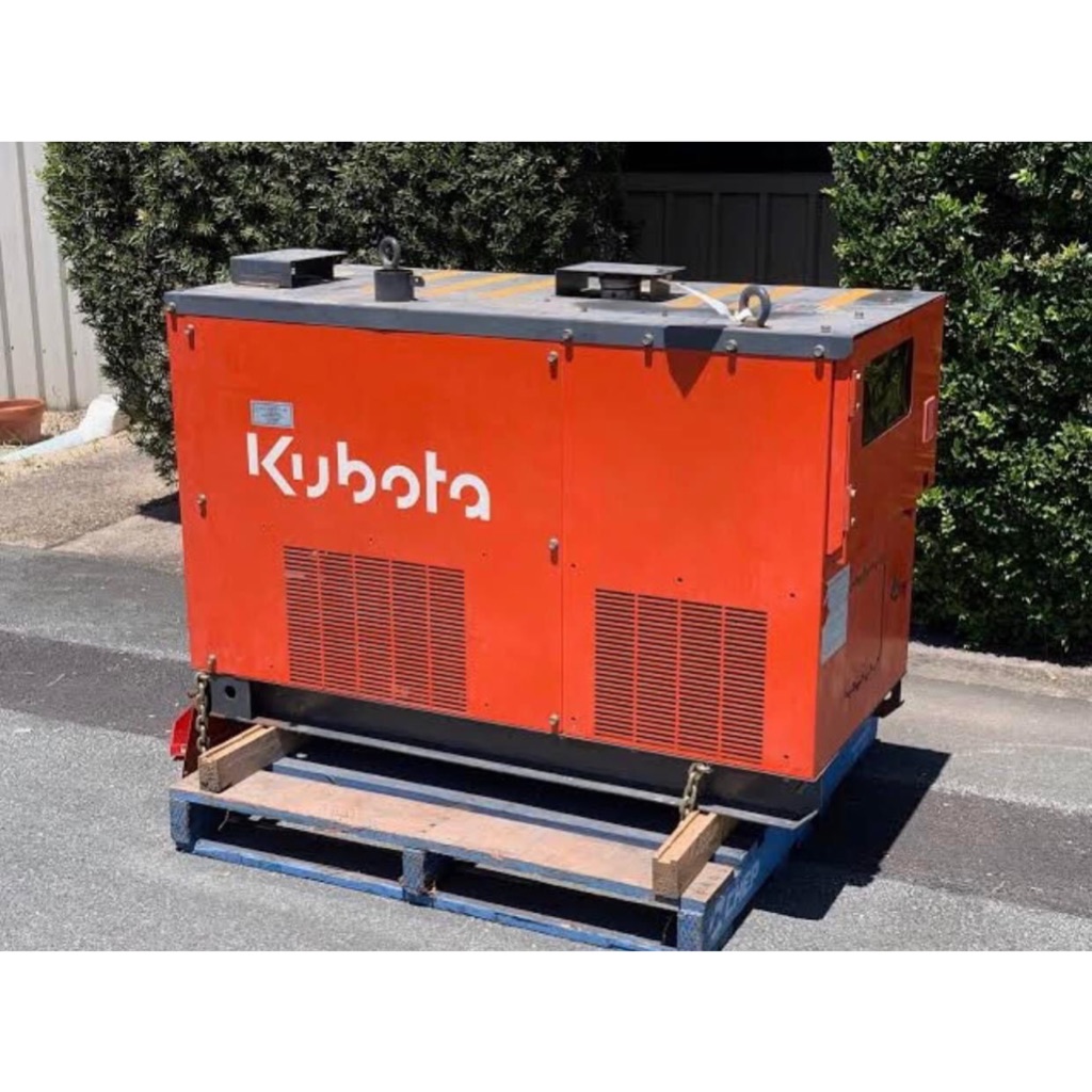 Kubota KJ-T130DX 10kW / 12.5kVA 1&3 Phase Enclosed Diesel Generator ...