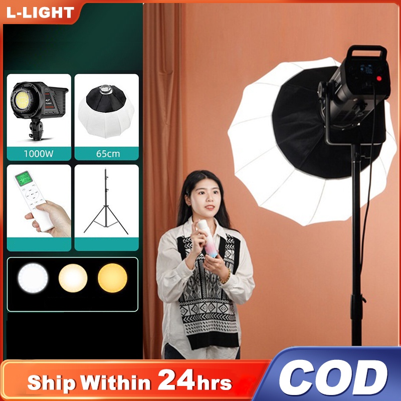 soft light ball video lights pgotography continuous studio lighting set ...