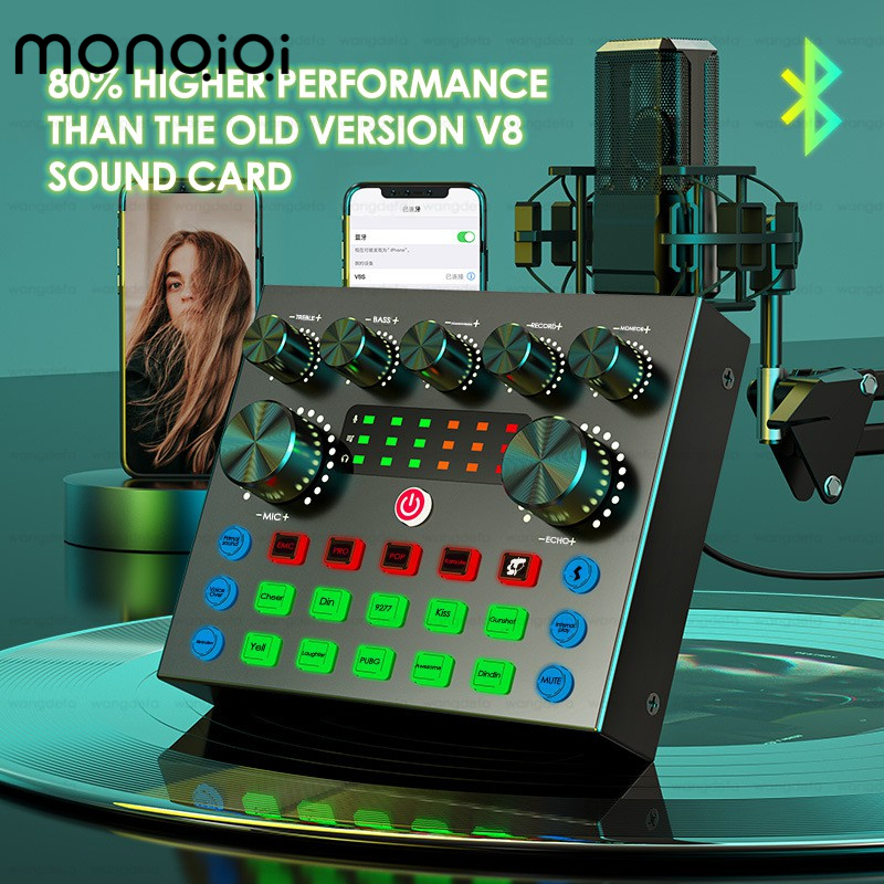 V8S Sound Card Suitable for Live Broadcast and Recording ...