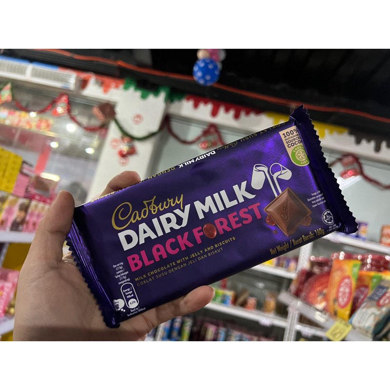 CADBURY DAIRY MILK BLACK FOREST 160g Shopee Philippines