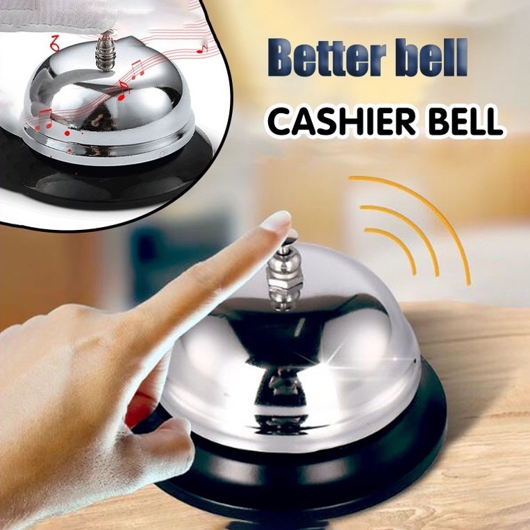 Loud Ringing Call Bell/Stainless Steel Loceng/Ring Bell/Desk Bell ...
