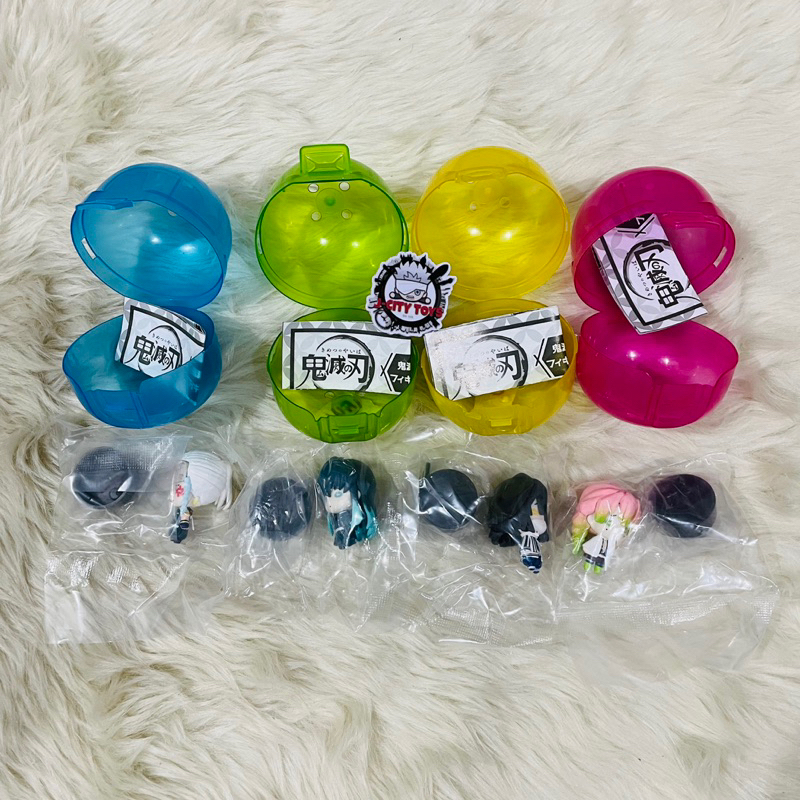 demon slayer Nitotan Capsule Figure Takara Tomy Tanjiro Nezuko Inosuke ...