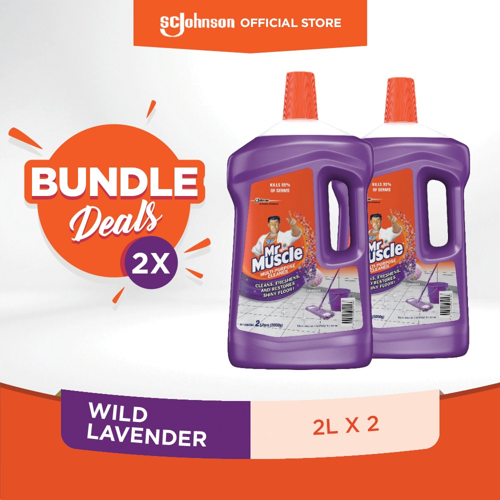 Mr. Muscle All Purpose Cleaner 2L Wild Lavender Twin Shopee Philippines