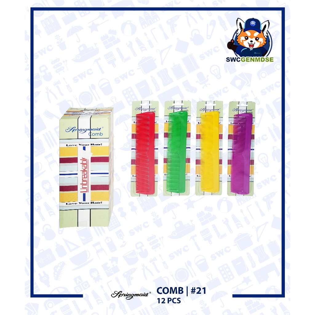 SPRINGMAID Comb | Unbreakable | 12 PCS | Shopee Philippines