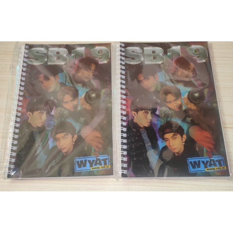 SB19 OFFICIAL MERCH WYAT NOTEBOOK | Shopee Philippines