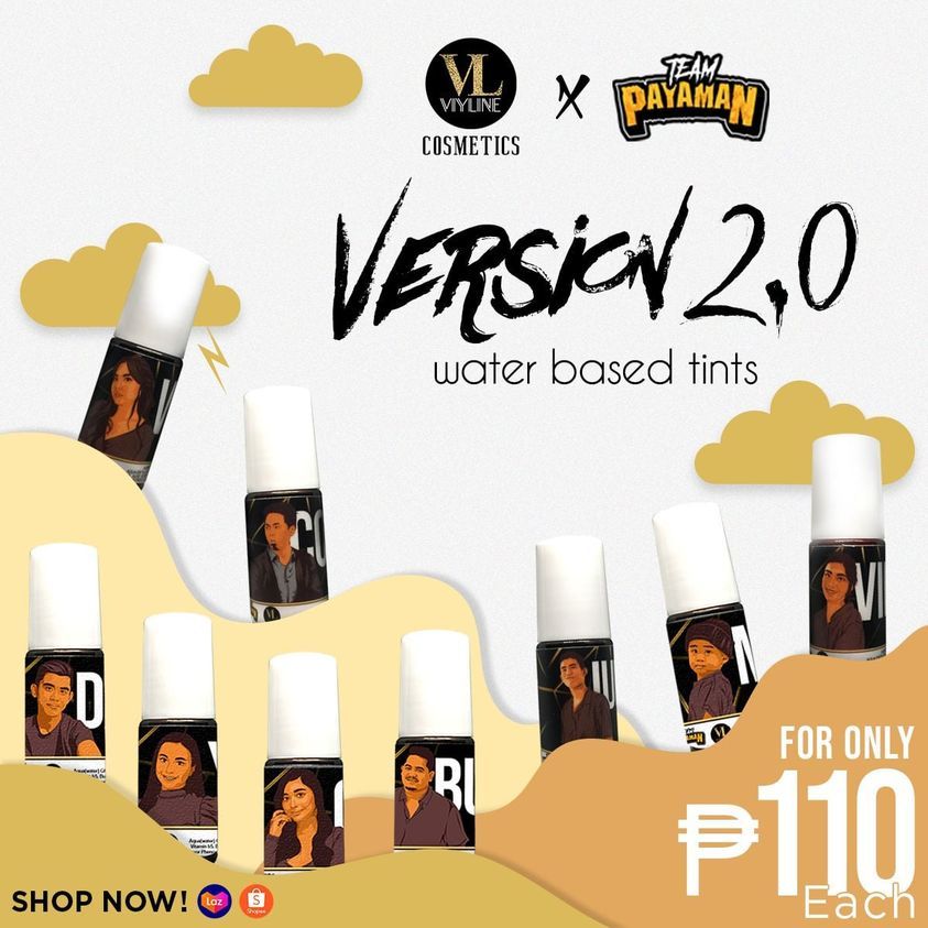 Viyline TP TINTS version 2 ang 2.0 liptint Team Payaman 5ml liptint ...