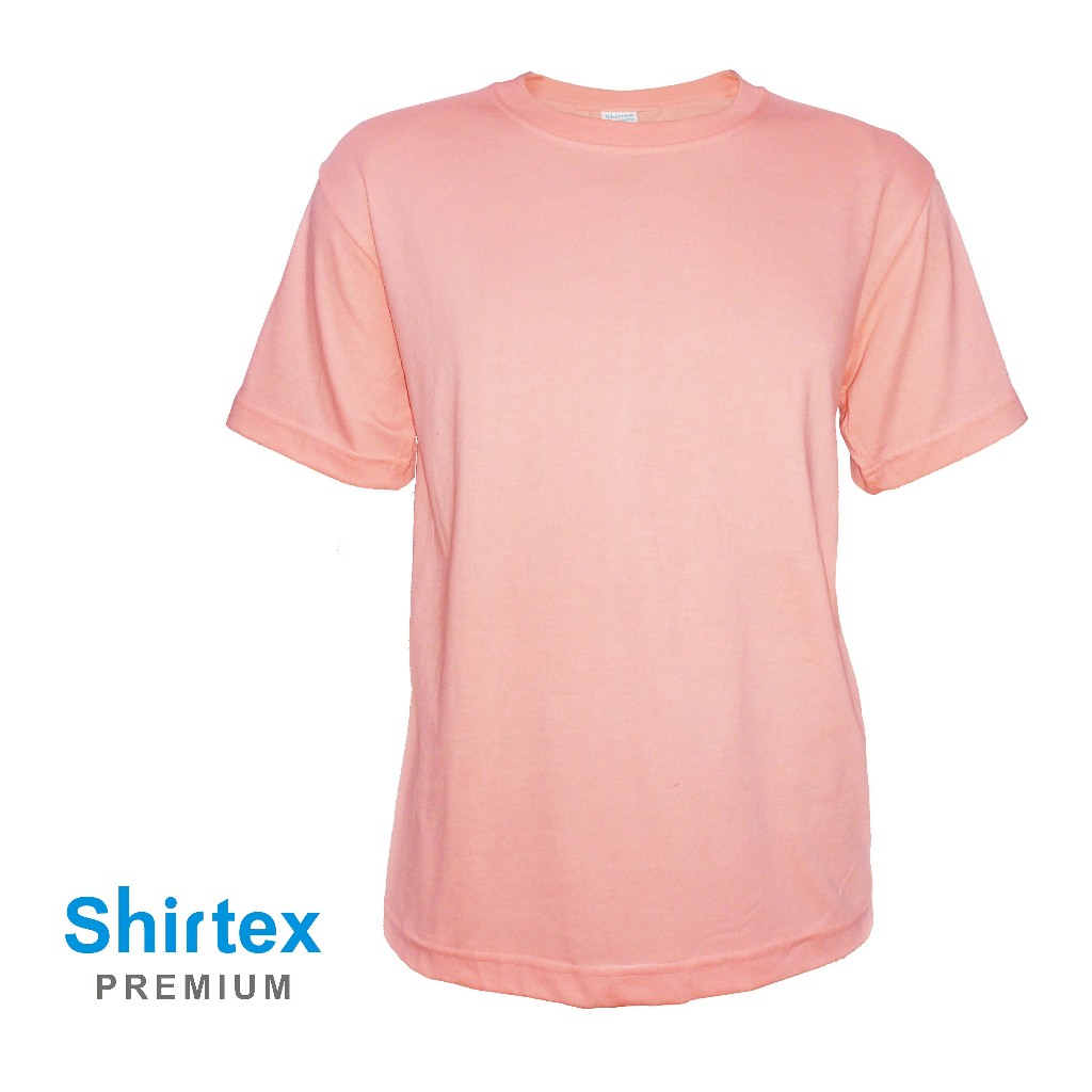 Peach color t shirt plain sale