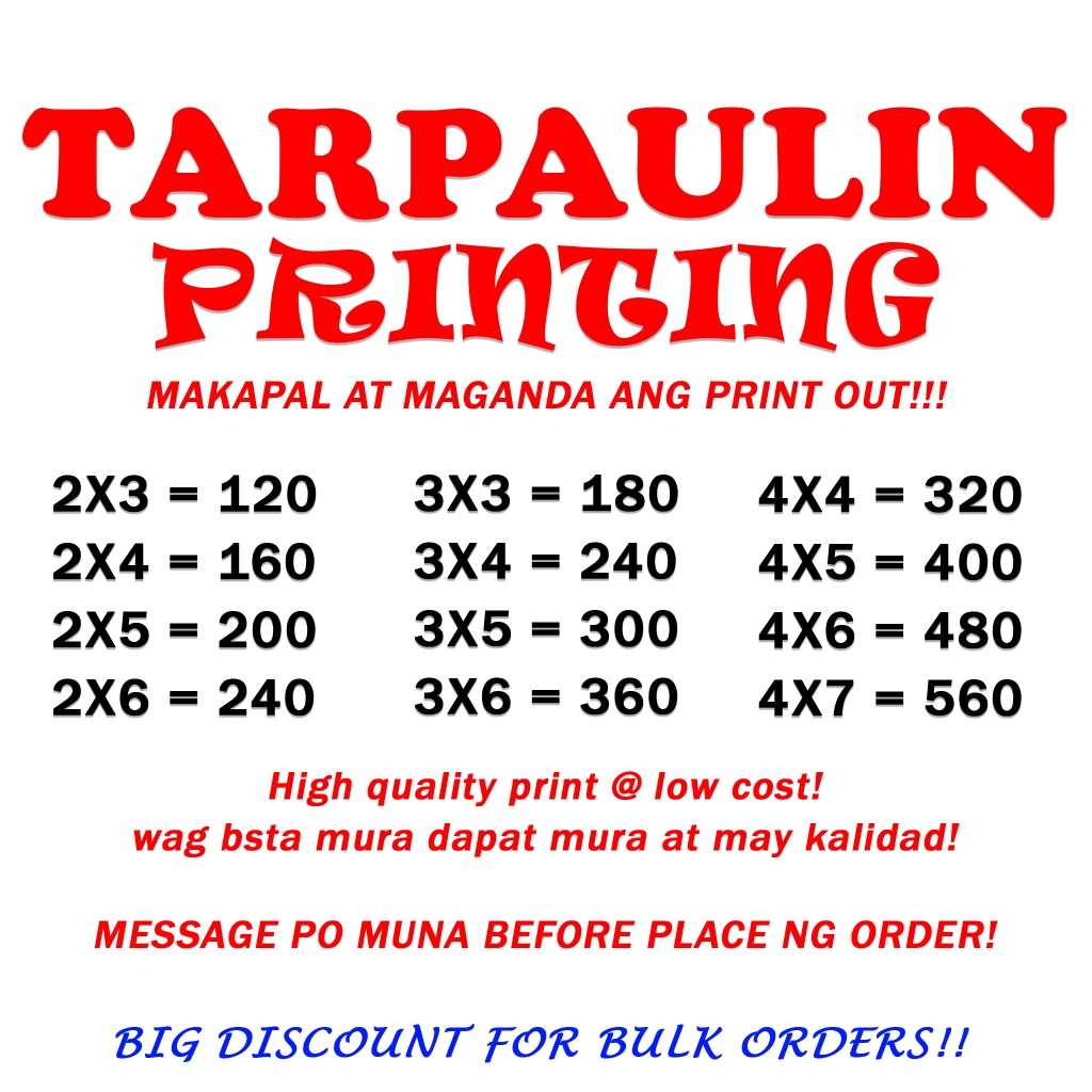 TARPAULIN PRINTING, Election tarpaulin, Birthday Tarpaulin, Signage ...