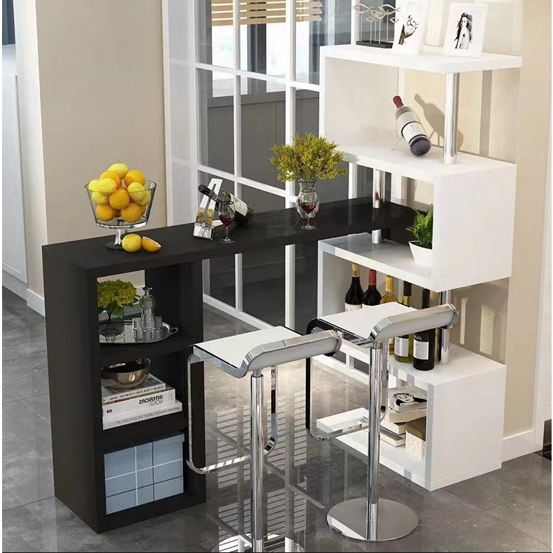 Modern MINI Bar table Rotating 360 Swivel Bar counter table coffee ...