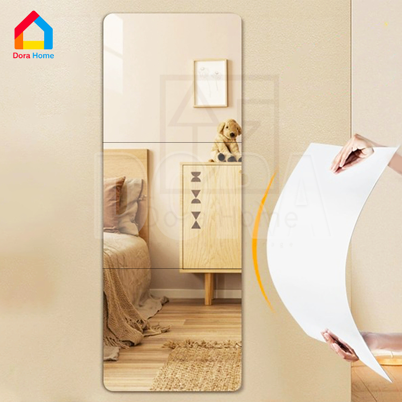 3pcs HD Mirror Wall Full Body Wall Mirror Whole Body Mirror Wall Self