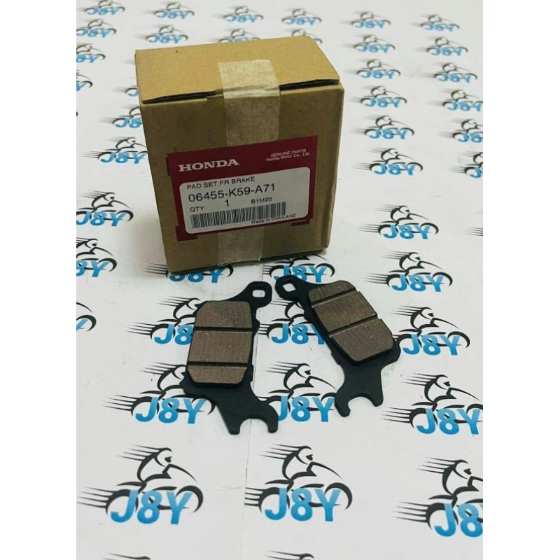 Original Honda Brake Pad Set FRONT Click 125i, 150i Game Changer V2 ...