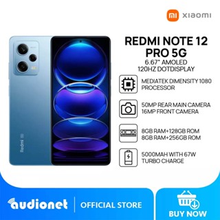 Xiaomi Redmi Note 12 Pro 5G Smartphone MIUI 13 Dimensity 1080 Octa