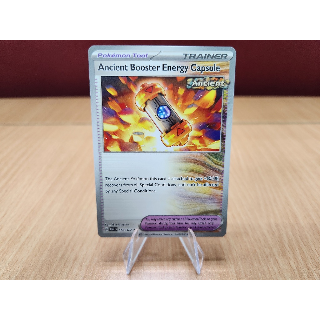ancient booster energy capsule pokemon card Paradox Rift  Equinox Cards You may attach only 1 Pokmon Tool to each Pokmon Ancient Booster Energy Capsule 159