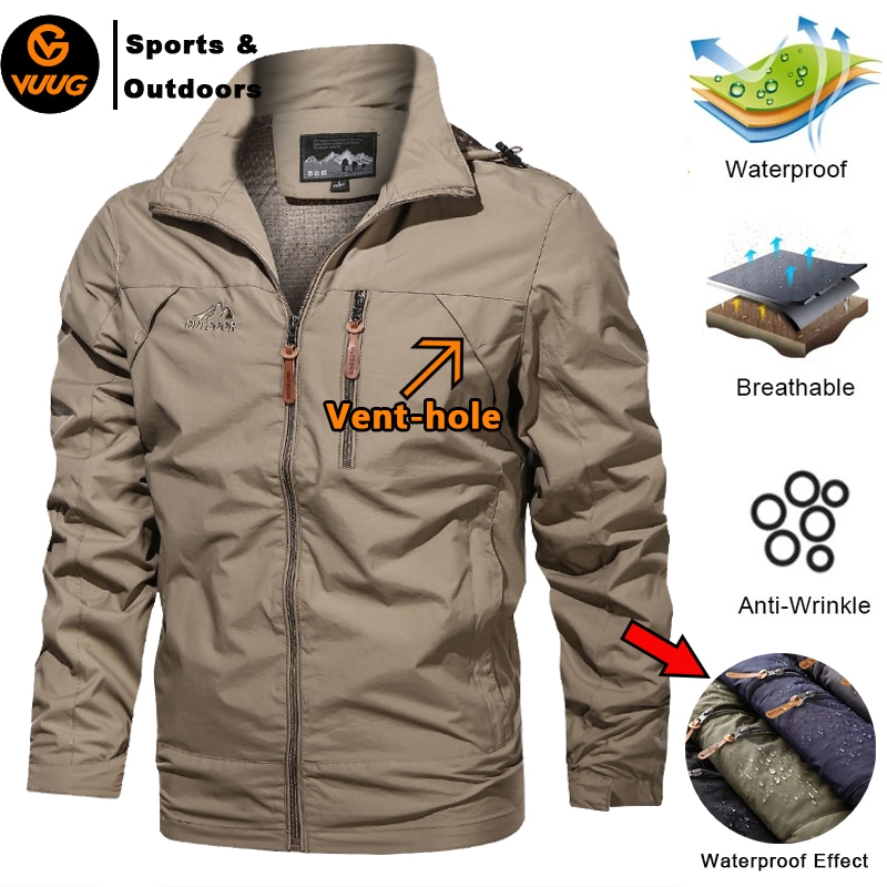 【2-3 days arrive!!!】VUUG Men Military Waterproof Riding Tactical ...