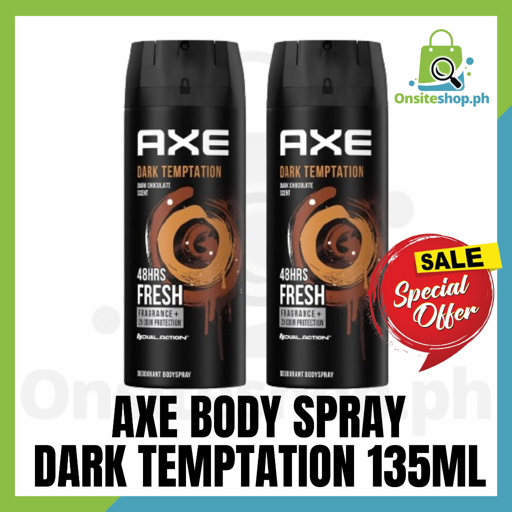 AXE Dark Temptation Body Spray 135ml | Shopee Philippines