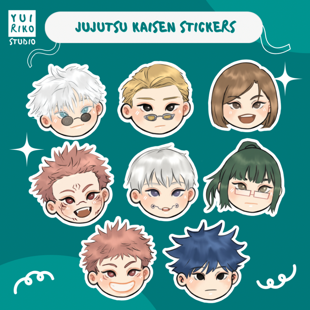 Jujutsu Kaisen Chibi Stickers 