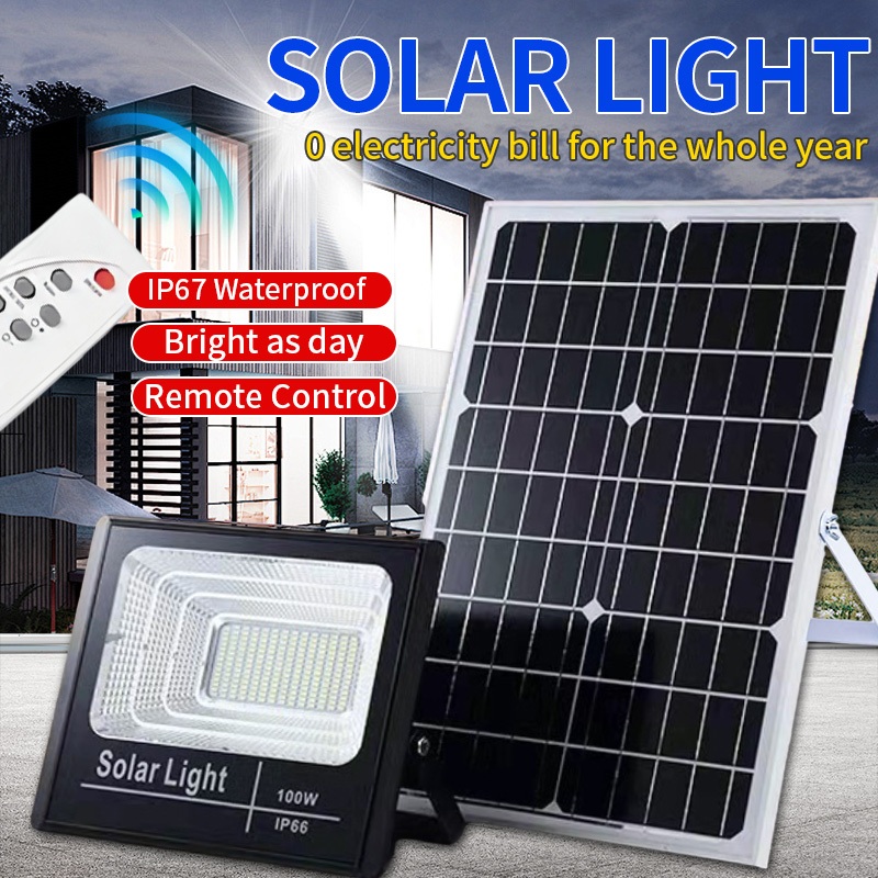 Solar Light Outdoor Waterproof Light Solar Power Room Night Light Flood ...