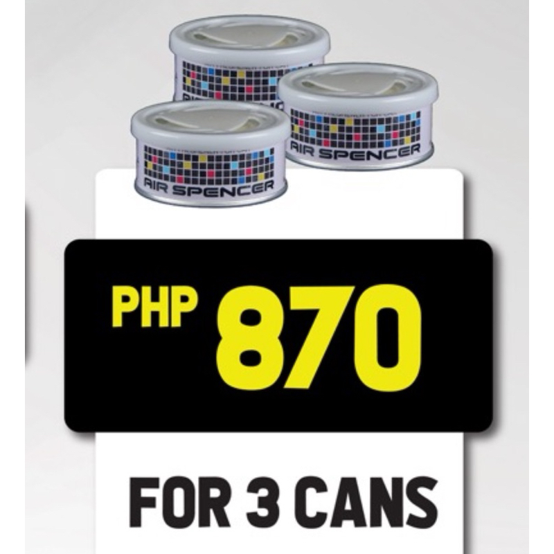 3-CAN (330 PHP per can) Bundle Original Eikosha Air Spencer - Air ...