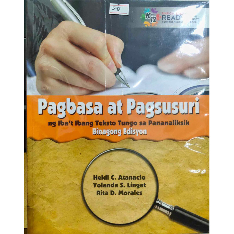 Pagbasa At Pagsusuri Ng Iba T Ibang Teksto Tungo Sa Pananaliksik Binagong Edisyon By Heidi