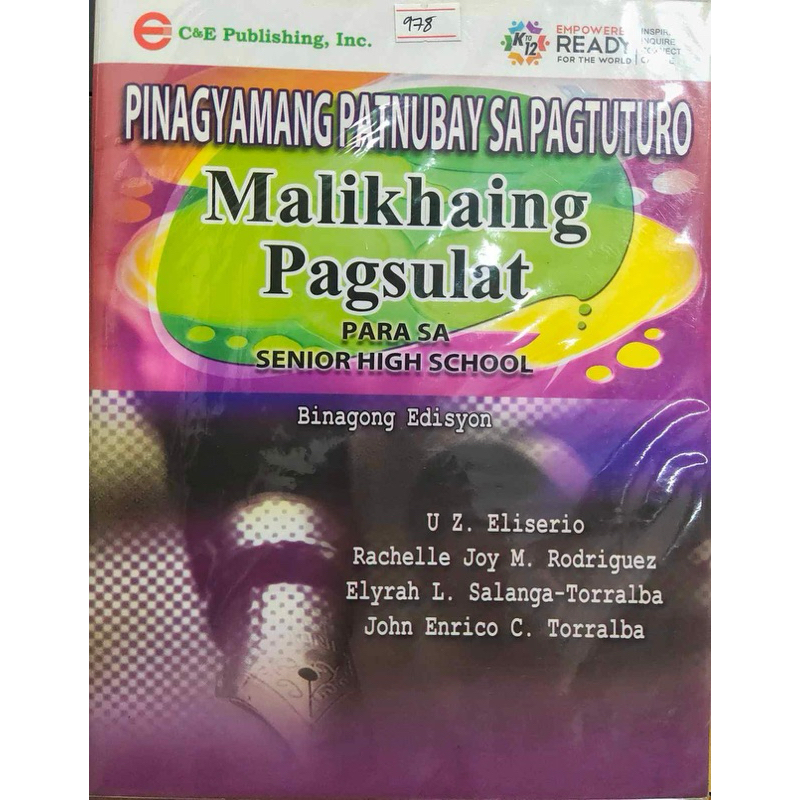 Pinagyamang Patnubay Sapaguturo Malikhaing Pagsulat Para Sa Senior High