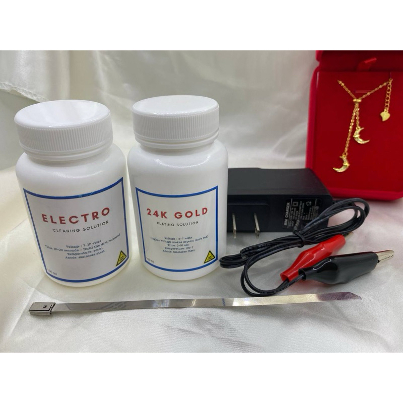 Jewelry Essentials / Gold Plating Solution, Electro Cleaning Solution
