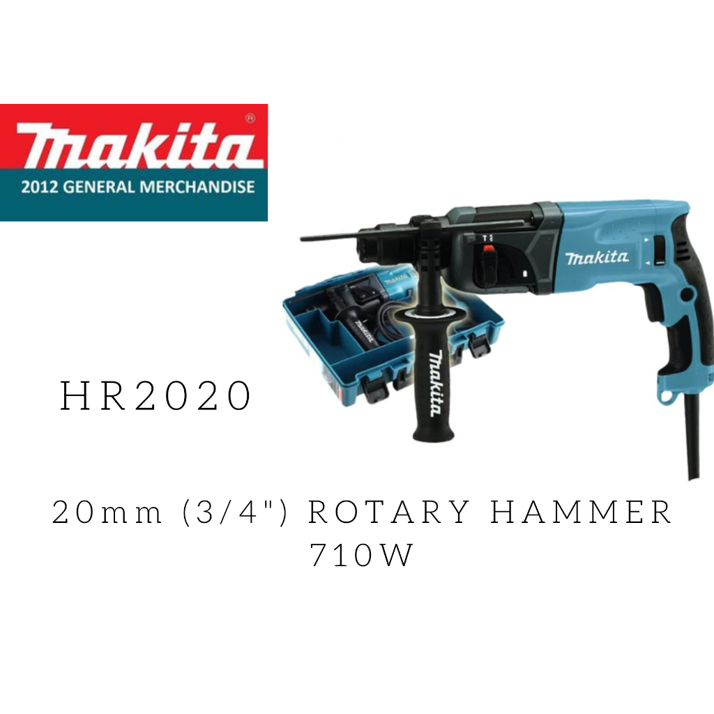 ORIGINAL Makita Rotary Hammer 710W HR2020 (ASIATOOL) Shopee Philippines