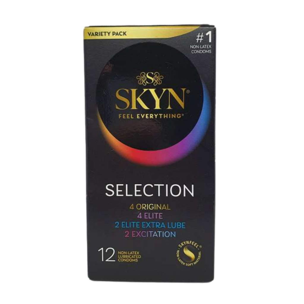 SKYN Selection Variety Pack NonLatex Condoms, 12 Count Shopee