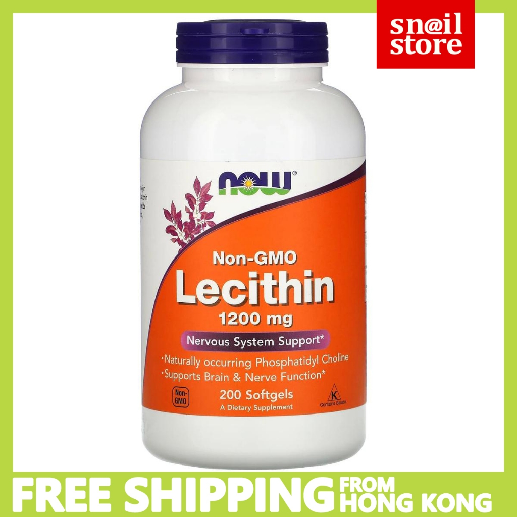 Now Foods Lecithin 1200 Mg With Naturally Occurring Phosphatidyl 