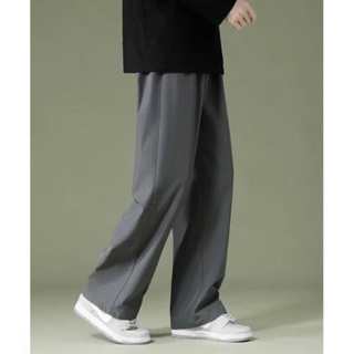 Wide leg pants highwaist trouser for women plain casual pants for women