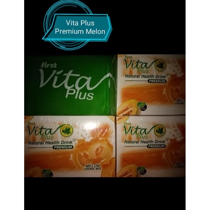 First Vita Plus Premium Melon 20 sachets x 15 grams per box Shopee Philippines