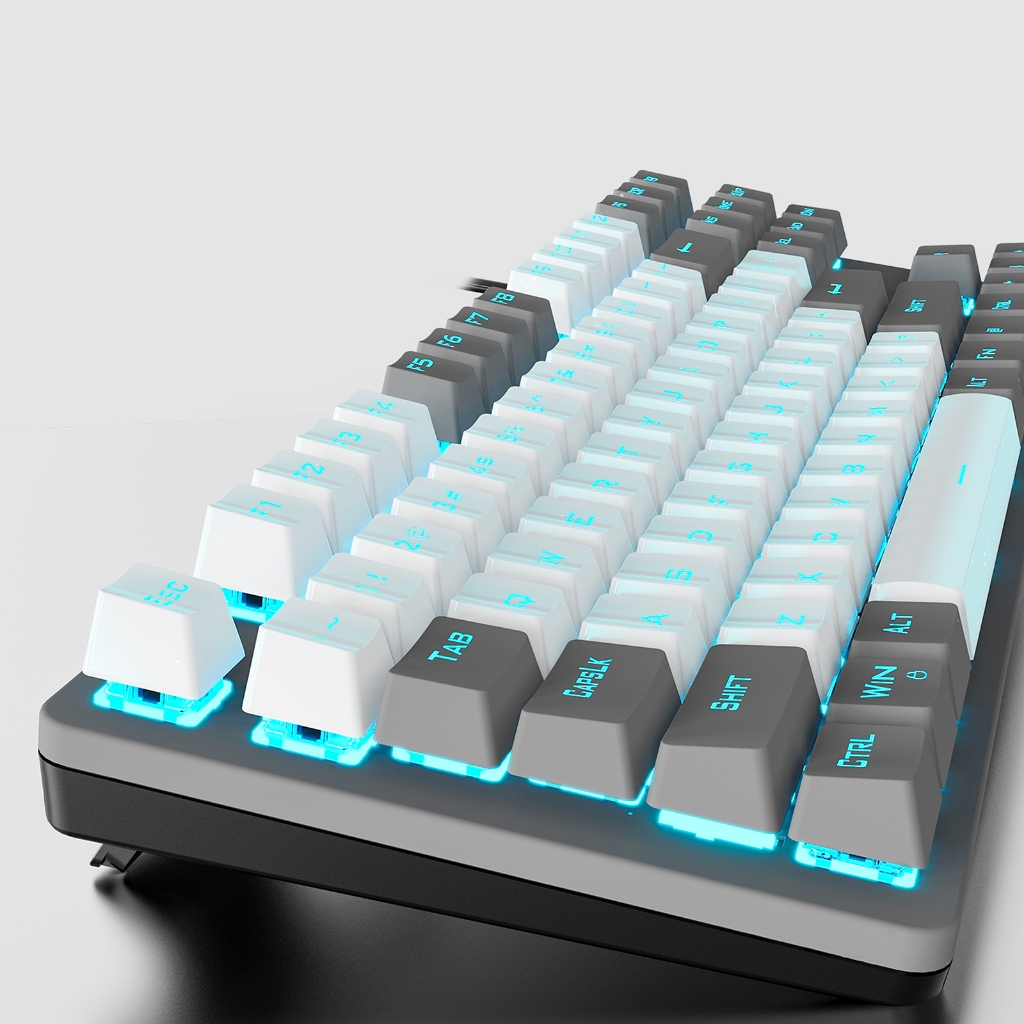 STEQ AULA F3287 Wired Mechanical Gaming Keyboard | Original Factory ABS ...