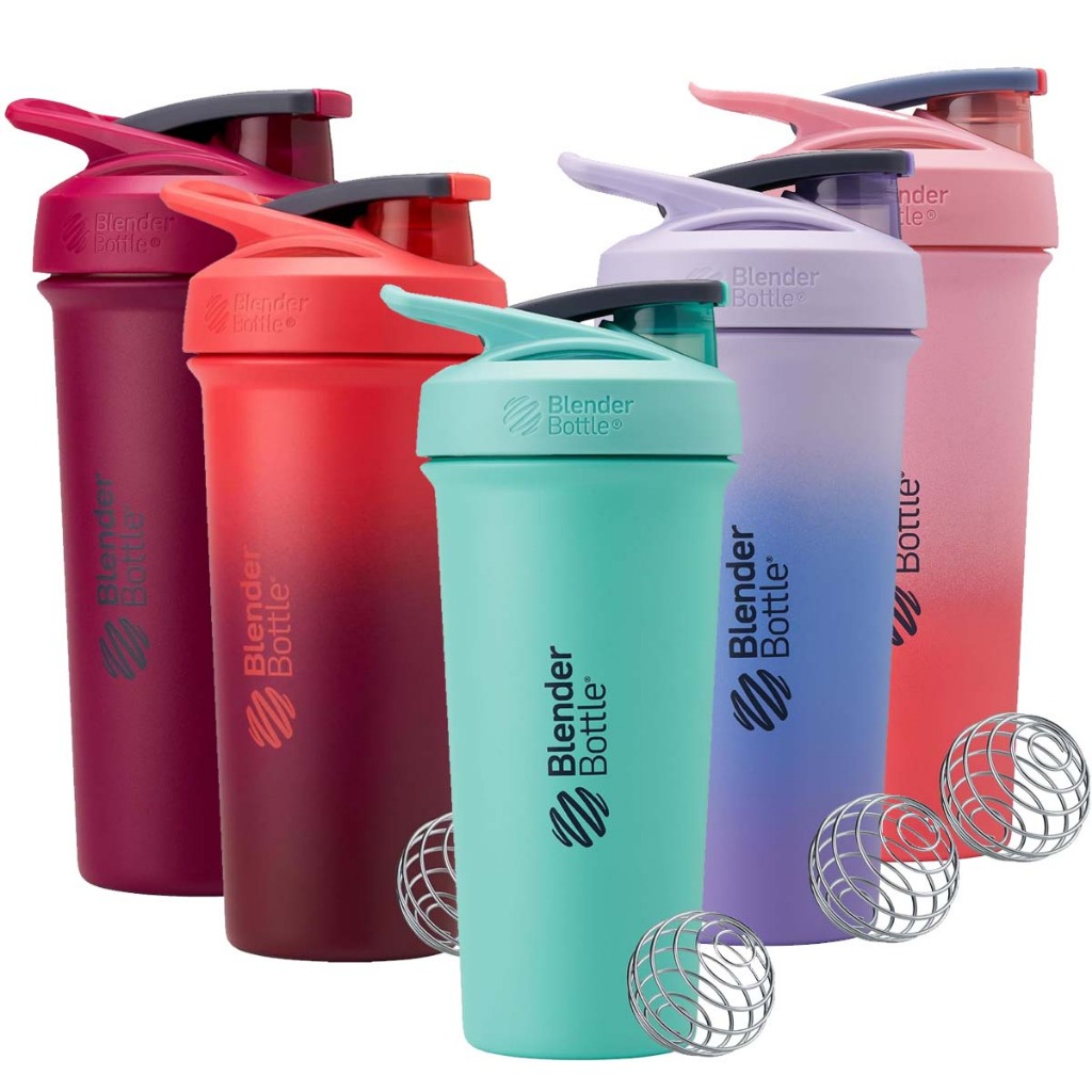 Blender Bottle Strada Shaker Cup Insulated Stainless Steel Water Bottle