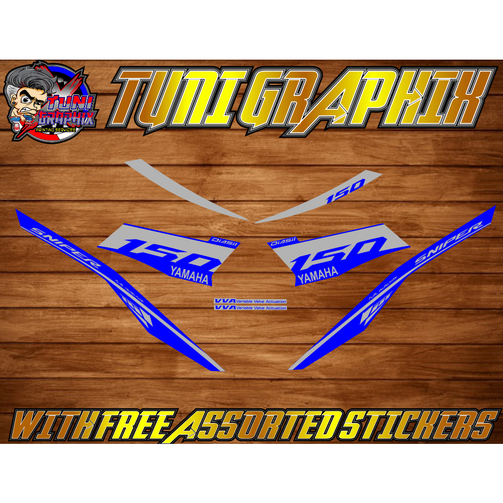 SNIPER 150 GP TYPE DECALS PREMIUM QUALITY | Shopee Philippines