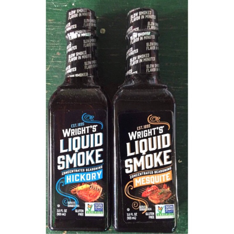 Wright’s Liquid Smoke Concentrated Seasoning 103mL (Hickory or Mesquite ...