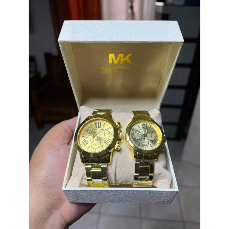 Michael kors couple hot sale watch set